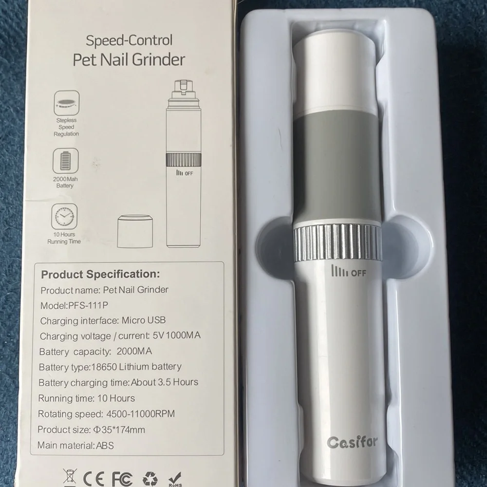 Casifor Speed-Control Pet Nail Grinder